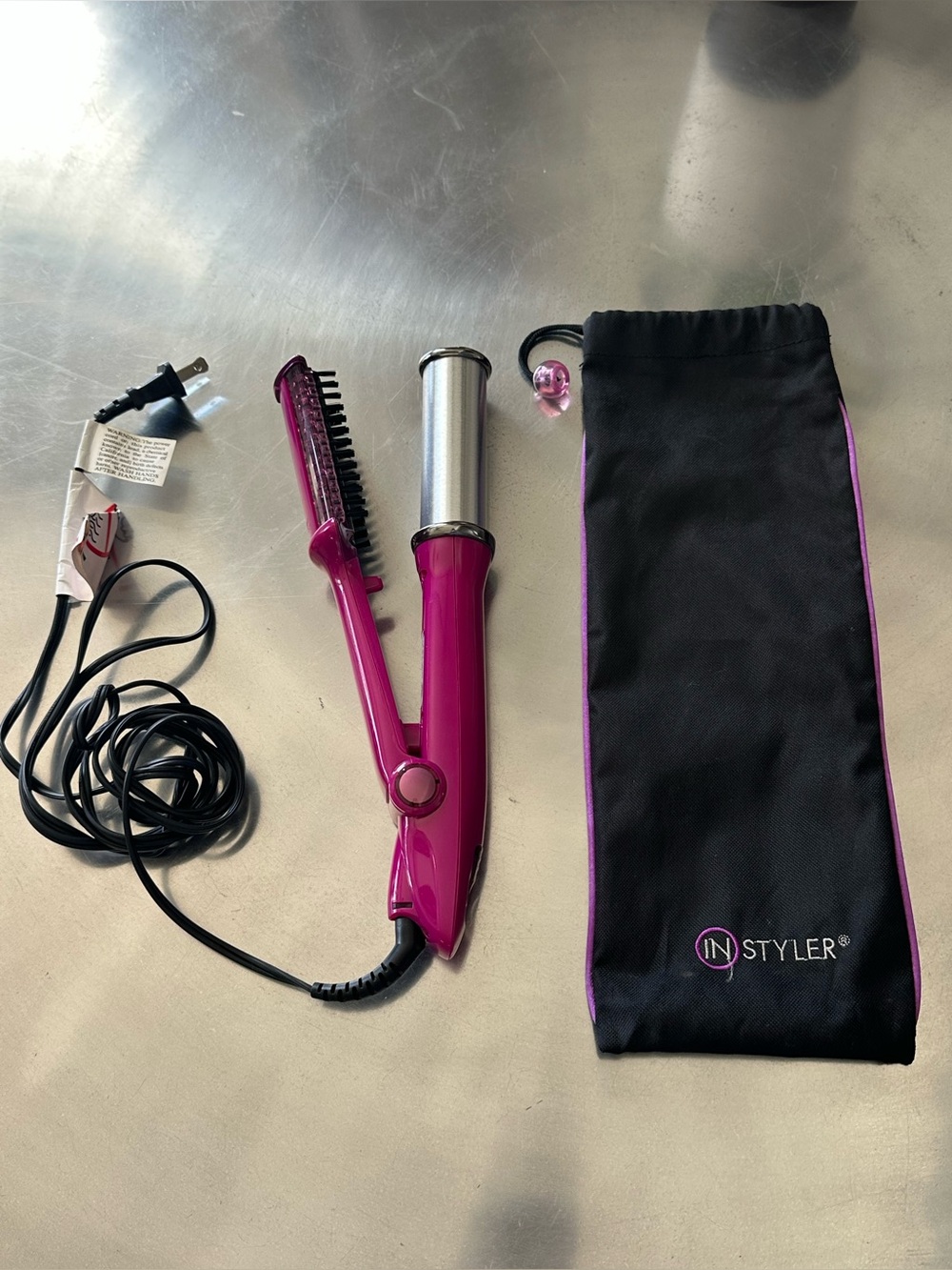 Instyler rotating curling iron